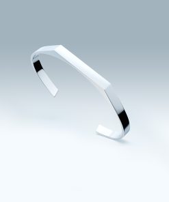 UNISIZE SIGNET CUFF IN SILVER